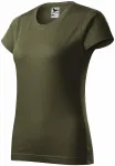 Damen einfaches T-Shirt, military