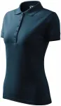 Damen elegantes Poloshirt, dunkelblau