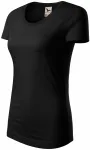 Damen T-Shirt, Bio-Baumwolle, schwarz