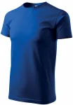 Das einfache T-Shirt der Männer, königsblau