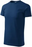 Das einfache T-Shirt der Männer, Mitternachtsblau