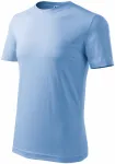 Das klassische T-Shirt der Männer, Himmelblau
