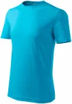 Das klassische T-Shirt der Männer, türkis