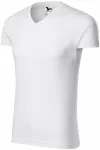 Eng anliegendes Herren-T-Shirt, weiß