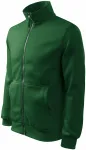 Herren Sweatshirt ohne Kapuze, Flaschengrün