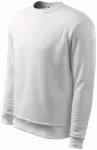 Herren/Kinder Sweatshirt ohne Kapuze, weiß