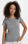 Camiseta de mujer, algodón orgánico texturizado Camiseta de mujer, algodón orgánico texturizado