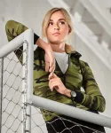 Camouflage damessweatshirt