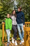 Contrasterend fleecejack voor heren | Dames fleece contrast jack | Contrasterend fleecejack voor kinderen