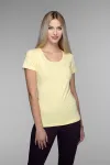 Dames T-shirt met decoratieve stiksels