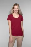Dames T-shirt met decoratieve stiksels