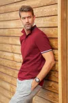 Herren Poloshirt mit Stehkragen