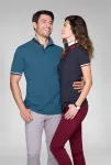Herren Poloshirt mit Stehkragen | Damen Poloshirt mit Stehkragen