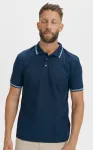 Kontrastiertes Poloshirt für Herren