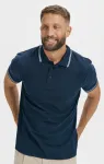 Kontrastiertes Poloshirt für Herren