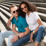 Loses Poloshirt der Männer | Damen elegantes Poloshirt