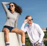 Мъжка риза поло с дълъг ръкав | Дамска поло тениска с дълъг ръкав