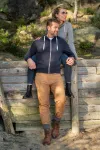 Sudadera de mujer en contraste con capucha | Sudadera de hombre con capucha en contraste