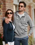 Sudadera de mujer en contraste con capucha | Sudadera de hombre con capucha en contraste