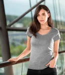 T-shirt femme à manches très courtes
