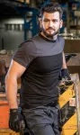 Tricou din bumbac în două culori Tricou din bumbac în două culori