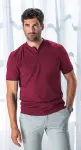 Tricou polo pentru bărbați cu guler bomber