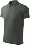 Loses Poloshirt der Männer, dunkler Schiefer