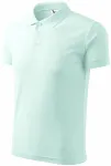 Loses Poloshirt der Männer, eisgrün